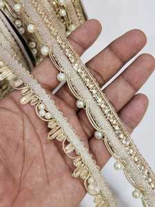 2024 ขายร้อนลูกไม้เย็บปักถักร้อยออกแบบHeavy Multiสีลูกไม้ผ้าลูกไม้ผ้าสําหรับสตรี - Product Image 2