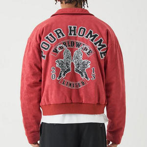 เสื้อแจ็คเก็ตวาร์ซิตี้ผู้ชายแบบลำลองสั่งทำพิเศษ คอตั้ง คุณภาพพรีเมียม  มีจำหน่ายหลายสี - Product Image 3