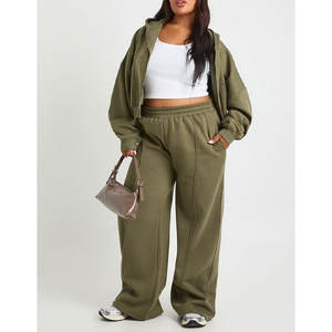 Señoras Streetwear Sudadera con capucha de gran tamaño Bordado personalizado Impresión OEM Servicio Hecho en fábrica - Product Image 3