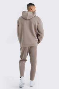 Distressed Embroidery Tracksuit for Men Sweat Suit <b>Hoodie</b> and Pant Set Jogging Tracksuit High Quality Tracksuit Sets - Product Image 5