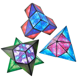 बहुमुखी <span class=keywords><strong>3</strong></span> डी अपसंपीड़न खिलौना शैक्षिक स्थानिक सोच ज्यामिति प्रारंभिक सीखने <span class=keywords><strong>3</strong></span> डी चुंबकीय घन - Product Image 4