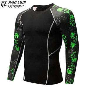 Wholesale High Quality <b>MMA</b> <b>Rash</b> <b>Guard</b> Custom Sublimation Printed Bjj <b>Rash</b> <b>Guard</b> High Quality Fight Training <b>Rash</b> <b>Guard</b> - Product Image 1