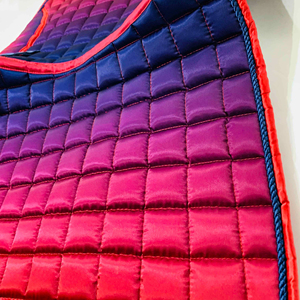 2025 más vendidos tamaño completo estilo inglés caballo ecuestre polialgodón doma sillín almohadilla Arco Iris Color Arco Iris sillín - Product Image 6