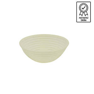 Cesta Redonda Pequeña de Mimbre de 12x5 cm para Fermentar Masa, Apta para Horno y Lavavajillas, con Muestras Gratis - Product Image 3