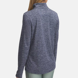 Sudadera y sudaderas con capucha transpirables antiarrugas a la moda informal para mujer, cuello levantado de tela de poliéster de manga larga para invierno - Product Image 2