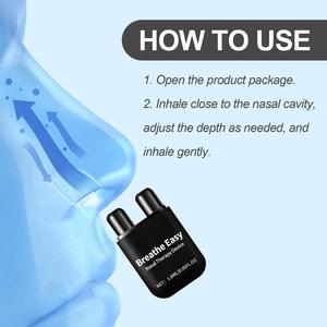 Inhalador <span class=keywords><strong>Nasal</strong></span> Portátil de Aromaterapia con Aceite Esencial de Menta y Cúrcuma, Inhalador <span class=keywords><strong>Nasal</strong></span> Doble de Hierbas para Respirar Fácilmente - Product Image 5