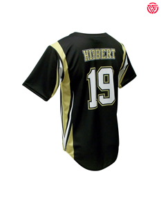 Camisetas de Béisbol Personalizadas al por Mayor, Diseño Clásico en Negro, Verde y Azul, Sublimación con su Logotipo, Transpirables, 100% Poliéster - Product Image 4