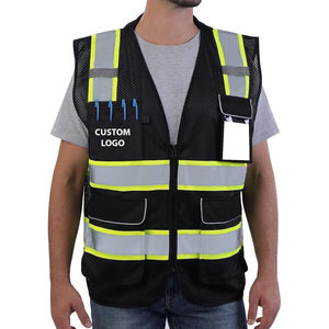 Gilets de sécurité robustes Gilet de sécurité tactique réglable de haute qualité Multi Pocket - Product Image 1