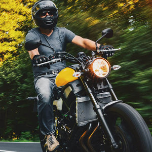 Gants de course unisexes de haute qualité 100% cuir véritable avec protection des paumes et des jointures, imperméables de qualité supérieure - Product Image 3