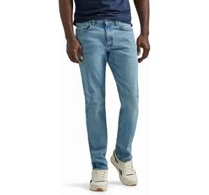 OME Jeans décontractés en coton pour hommes épais et uni noir imprimé avec des décorations de trous lavés taille moyenne avec - Product Image 3