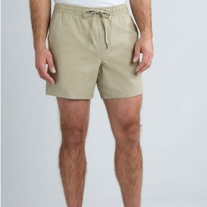 Pantalones cortos de mezclilla de lona de algodón 100% informales para hombre con bordado 3D, pantalones calientes con cordón de cintura media, pantalones cortos de alta calidad al por mayor - Product Image 3