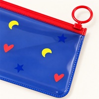 Pochette zippée en PVC personnalisée, imprimée, pour papeterie, crayons, fournitures scolaires, bureau, voyage, rangement de documents, OEM