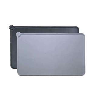 Solid <b>Silicone</b> Pet Feeding <b>Mat</b> Non-Slip Leak-Proof for Cats and Dogs - Product Image 1
