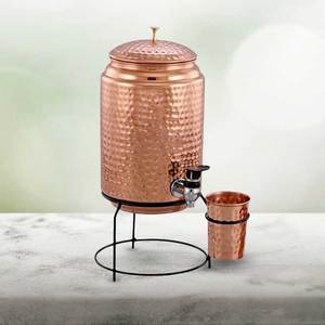 การออกแบบที่ต้องการสูงและเครื่องจ่ายน้ำทองแดงบริสุทธิ์เพื่อส่งออกเครื่องดื่มจากอินเดีย - Product Image 1