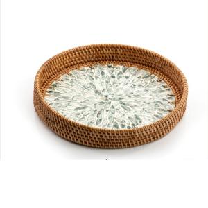 Plateau de service décoratif fait main au style unique pour restaurants, hôtels, usage décoratif sur table, plateau de service, ustensiles de cuisine - Product Image 2