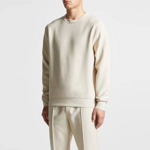 OEM <b>Men's</b> <b>Skinny</b> Fit Winter Tracksuit Polyester Sweatsuit Hoodie Patchwork Pant Stacked <b>Joggers</b> Flared Two Pieces Sets - Product Image 4