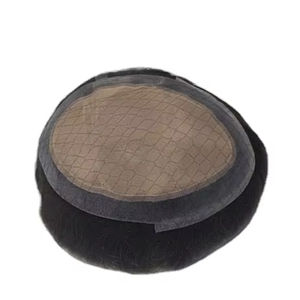 100% <b>Human</b> <b>Hair</b> silk Pro Remy Virgin Raw Toupee <b>Wig</b> Taz Indian <b>Hair</b> - Product Image 3