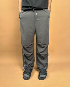 Pantalon de survêtement décontracté pour homme 2025, coupe droite, en toile, taille mi-haute, 100 % coton, imperméable et respirant, fabriqué au Bangladesh - Product Image 5