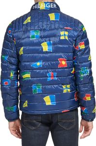 Blouson matelassé en toile pour homme de haute qualité, avec col montant, capuche amovible, léger, résistant à l'eau, isolé et enduit pour l'hiver - Product Image 5