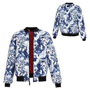 Chaqueta de calle con cremallera ajustable y doble bolsillo para hombre, chaqueta universitaria de baja tasa, diseño Popular para sublimación, fabricante directo - Product Image 1