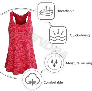 Débardeur de sport pour femmes, débardeur de yoga, débardeur court conçu pour la course à pied et les exercices musculaires, avec une taille plus grande, prêt pour la vente en gros active - Product Image 4