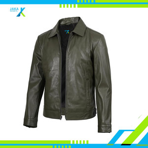 Chaqueta Bomber de Invierno para Hombre, de Piel de Cordero Genuina, Suave, Clásica, Estilo Vintage, Informal, Elegante, Ajustada - Product Image 2