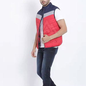 Gilet d'hiver matelassé pour homme, coupe ajustée, marque privée, nouvelle arrivée, fermeture éclair intégrale - Product Image 5