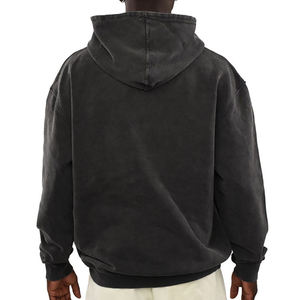 2024 Men's 100% Cotton <b>Hoodies</b> High Quality Top Selling New Style <b>Plain</b> Dyed for Winter - Product Image 5