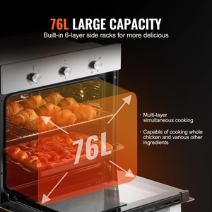 Horno Eléctrico Empotrable V-E-V-O-R S-i-n-g-l-e W-a-l-l O-v-e-n de 24 Pulgadas con 6 Funciones - 2.68 C-u. F-t - Product Image 3