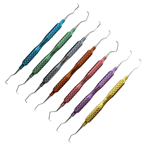 Kit de détartreurs pour extraction de dents buccales dentaires à usage dentaire Curettes dentaires en acier inoxydable et en plastique Offre Spéciale de couleurs à choix multiples - Product Image 2