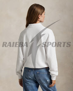 Pull décontracté d'hiver pour femme, de très haute qualité, à boutons sur le devant, col personnalisé, 100% laine, anti-boulochage, respirant - Product Image 4