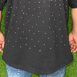 T-shirt pour homme de haute qualité, logo personnalisé sur le devant, tissé, respirant, écologique, streetwear, surdimensionné, 220g, 100% coton - Product Image 6