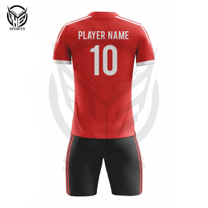 Comprar uniforme de fútbol 2025 hombres personalizado Club de fútbol camiseta de fútbol con pantalones cortos conjunto logotipo personalizado sublimación uniforme de fútbol - Product Image 2