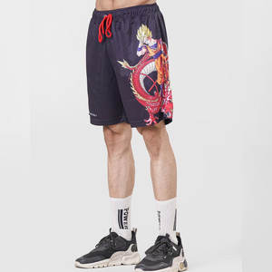 กางเกงขาสั้นเล่นกีฬาออกกำลังกายแบบ2 in 1ของผู้ชายกางเกงขาสั้นวิ่งแห้งเร็วสีตามสั่ง - Product Image 6