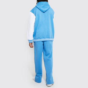 Conjunto de Sudadera con Capucha y Pantalones Deportivos de Algodón 100% de Peso Medio de Alta Calidad para Hombre, Estilo Urbano, Invierno 2025 - Product Image 2