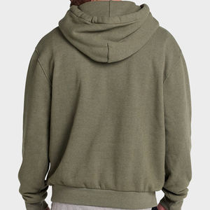 Sweat-shirt à capuche en coton pour homme, molleton biologique, personnalisable, écologique, à séchage rapide, respirant, coupe classique - Product Image 2