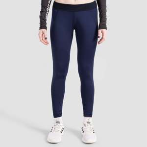 Leggings de sport taille haute (bleu) taille XXL, personnalisés, respirants, en Spandex/Nylon, pour une utilisation active - Product Image 1
