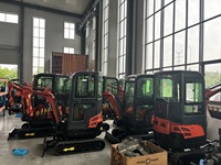 Mini-excavatrice Yuanxing avec moteur Kubota ou Yanmar, 0,8 tonne, 1 tonne, 1,2 tonne, matériel de terrassement familial