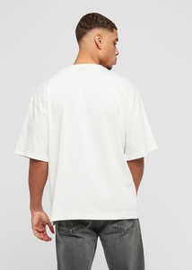 T-shirt fabriqué par des fabricants OEM personnalisable en coton de haute qualité, col rond, manches courtes, logo oversize imprimé - Product Image 6