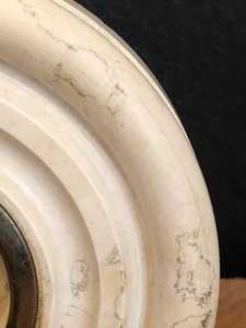 The CRAFT EXIM Luxury Natural <b>Marble</b> Art Deco Quartz Desk <b>Clock</b> Premium Handcrafted Home Office Decor - Product Image 3