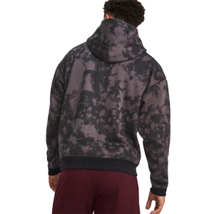Sweat à capuche pour homme de qualité supérieure, 300 GSM, en molleton délavé, uni, avec logo brodé personnalisé, 100% coton, hiver - Product Image 2