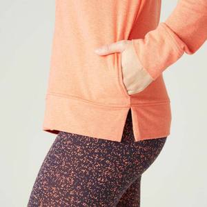 Sudaderas con capucha con logotipo personalizado para mujer, camiseta de gimnasio transpirable de manga larga de alta calidad, venta al por mayor, producción a granel, OEM - Product Image 5