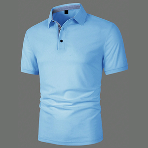 Polos de algodón de alta calidad con logotipo personalizado para hombre, polos deportivos casuales de marca, polos de moda para el hogar, polos para hombre. - Product Image 2