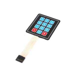 Membrane Tactile <b>Keypad</b> Switch with Metal Dome Contact Durable Metal <b>Keyboard</b> for Home Appliance Use - Product Image 3