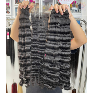 La plus haute qualité vietnamien vague naturelle Remy donneur faisceaux de cheveux humains brut vietnamien cheveux en gros perruques disponibles pour l'expédition - Product Image 4