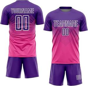 Nuevo estilo, uniforme de fútbol profesional para niños, 100% poliéster, calidad Premium, Color sólido, calidad Premium, último diseño a la venta - Product Image 4