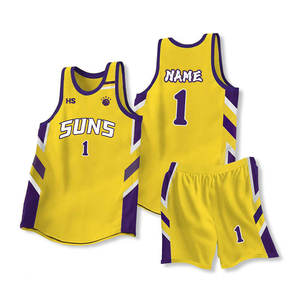 100% polyester maillot de basket-ball à séchage rapide pas cher prix vêtements de sport uniforme de basket-ball à séchage rapide pour hommes - Product Image 6