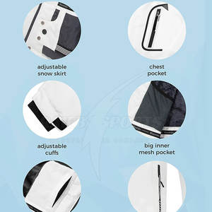 MOQ bajo invierno lona Stand Collar cortavientos deportes al aire libre chaqueta hombres impermeable montaña - Product Image 6