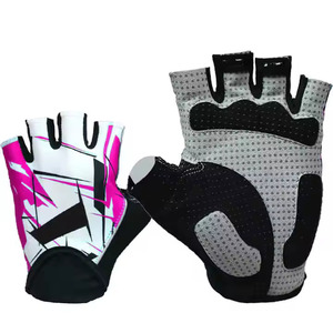 Gants de cyclisme en cuir Salva, gants de vélo à doigts courts de haute qualité, tissu en maille de nylon, tissu doux, respirant, écologique, quatre saisons - Product Image 3