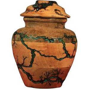 Handmade Large Adult Male Urn Turned Wood Cremation Ashes <b>Vase</b> Handcrafted <b>Memorial</b> Funeral Urn for Human Ashes - Product Image 4